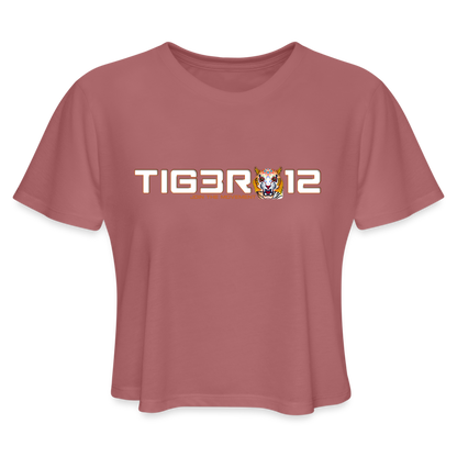 T12DOD - Women's Cropped T-Shirt - mauve