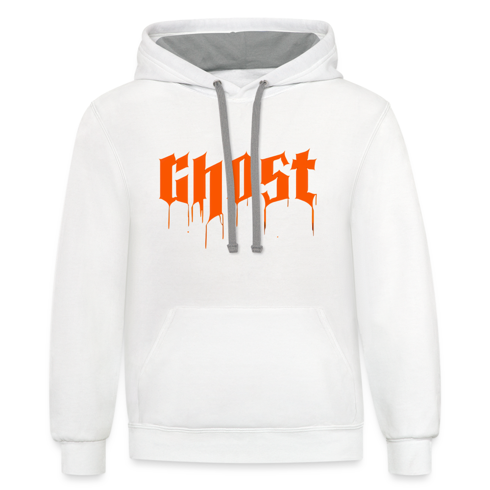 Ghost Classic - Contrast Hoodie - white/gray