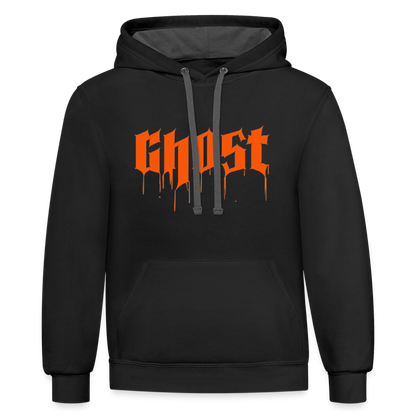 Ghost Classic - Contrast Hoodie - black/asphalt