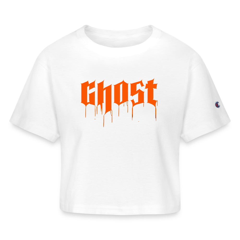 Ghost Classic - Champion Women’s Cropped T-Shirt - white