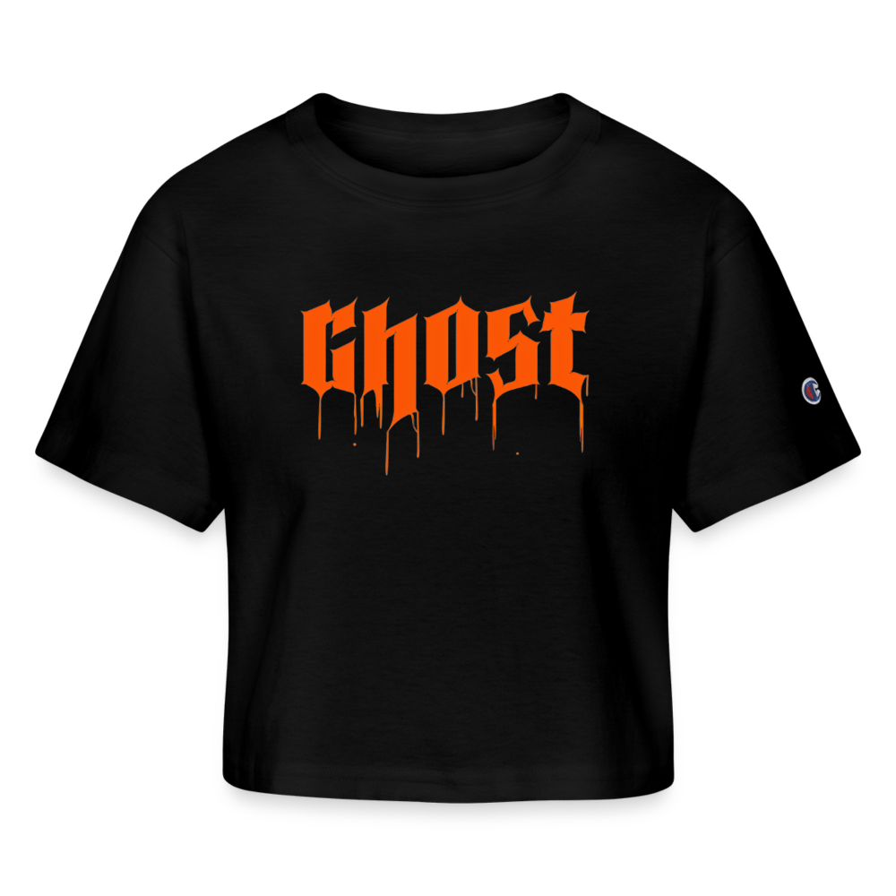 Ghost Classic - Champion Women’s Cropped T-Shirt - black