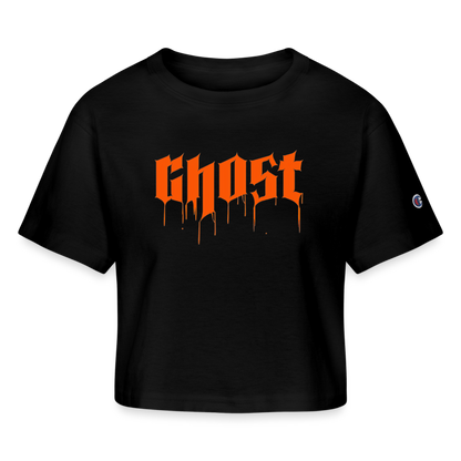 Ghost Classic - Champion Women’s Cropped T-Shirt - black